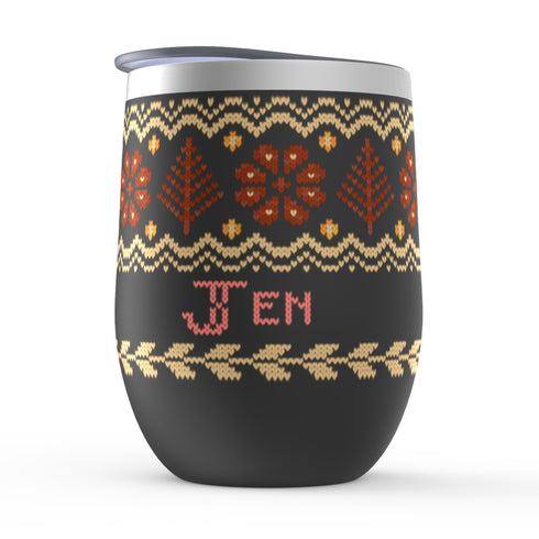 Autumnal Forest Stemless Wine Tumblers